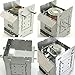 Firebox Bushcraft Camp Stove Kit – Wood Burning/Multi Fuel – Collapsible/Folding – Portable Campfire – Model Gen 2 5 inch / G2-5″ Stainless Steel Camping Stovethumb 4