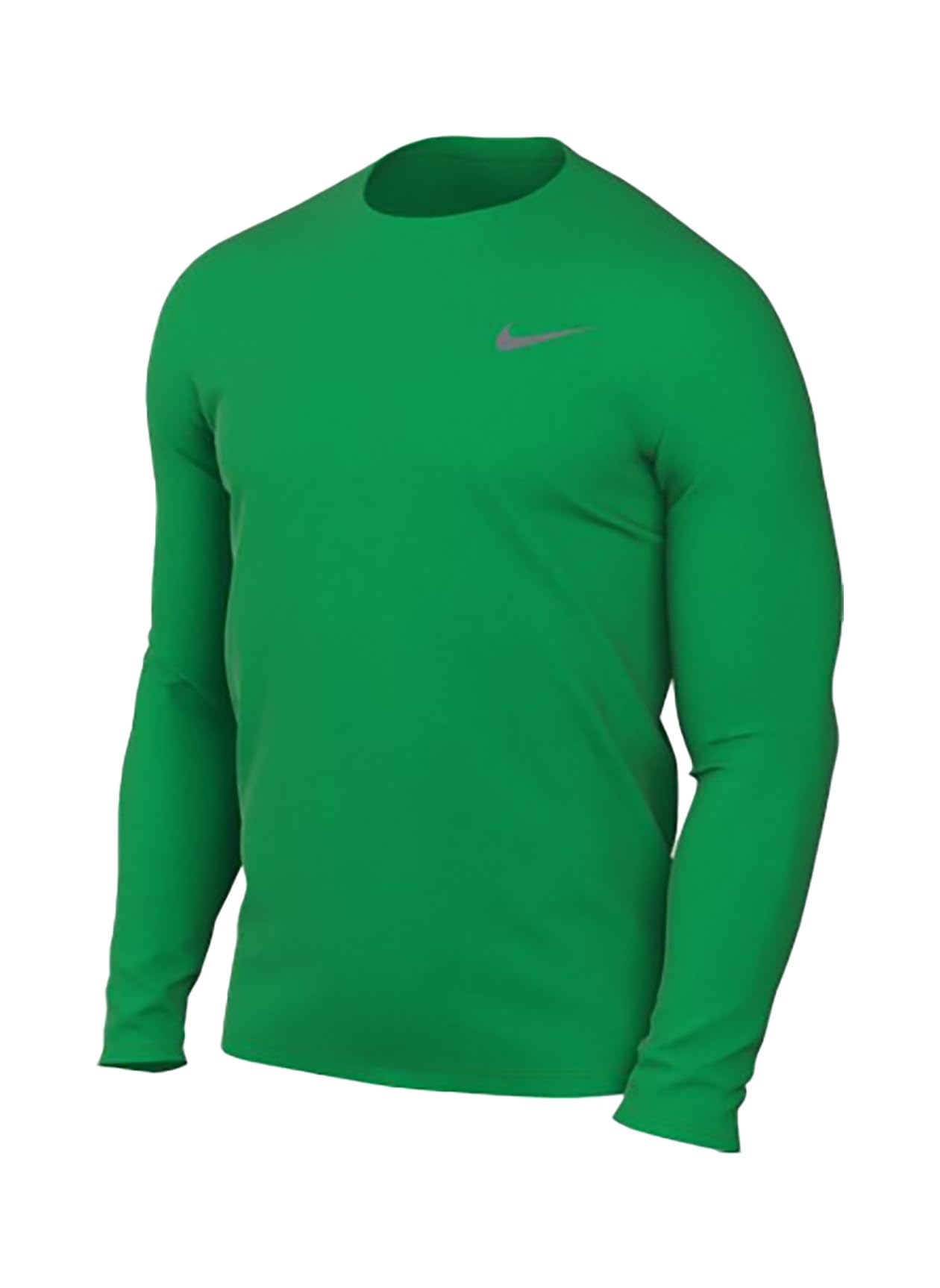 Nike Men's Team Legend Long Sleeve Tee Shirt (Small, Apple Green) Image