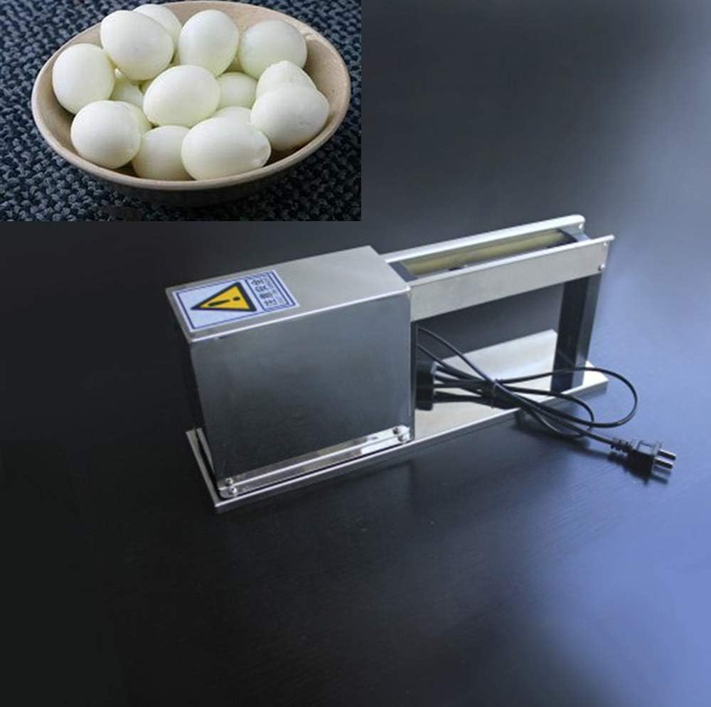 WOWGOGO Electric Boiled Quail Egg Sheller Bird Egg Peeler Machine 110V