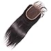 Elva Hair 13x4 SKINLIKE Real HD Lace Closure 0.10mm Ultra-thin Invisible Crystal HD Lace Pre Plucked with Baby Hair Full Cuticle Aligned Thin Invisible Swiss Lace Frontal Closure Serrated Edge