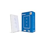 SONOFF Smart Light Switch，2.4GHz WiFi Touch Smart