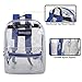 Clear Backpack Heavy Duty Transparent Bookbag for Kids, Boys, Girls, School, Travel, Stadium Approved (Blue)