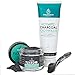 Premium Natural Teeth Whitening KIT Contains Activated Charcoal Tooth Powder, Activated Charcoal Toothpaste, FREE Binchotan Charcoal Infused Toothbrush. Makes Teeth Sparkling White (Mint)