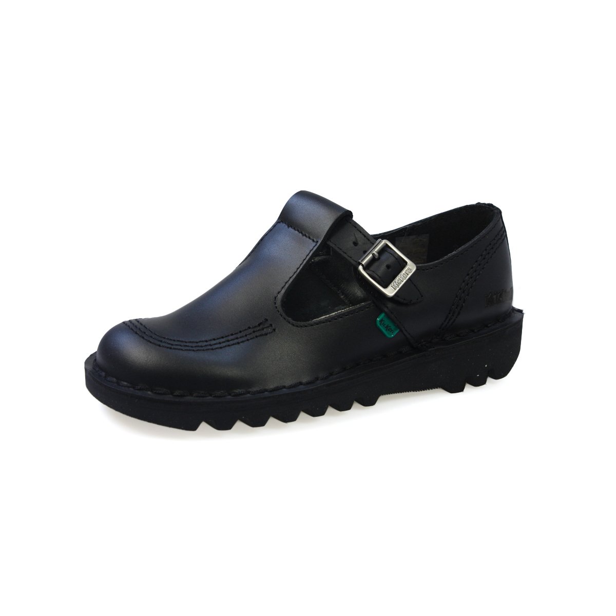 Kickers Kick Aztec Patent Womens Black Shoes-UK 7 / EU 41