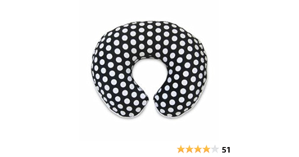 black and white boppy pillow