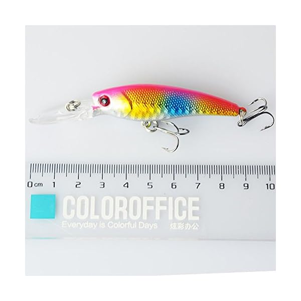 HappyFishing-10pcslot-Mixed-Minnow-Fishing-Lures-Bass-CrankBait-Tackle-35inch-028oz