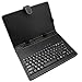 Yuntab 10.1 Inch Universal Android Tablet Keyboard Case-Fantastic USB Keyboard and Premium PU Leather Case Stand Cover (Black)