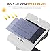 Outdoor Solar Lights,AHOLIC PIR Led Solar Motion Sensor Light for Garden Yard Patio Deck Porch (Warm White,Waterproof IP65,Touch&Induction Switch,12Leds,Updated Version)