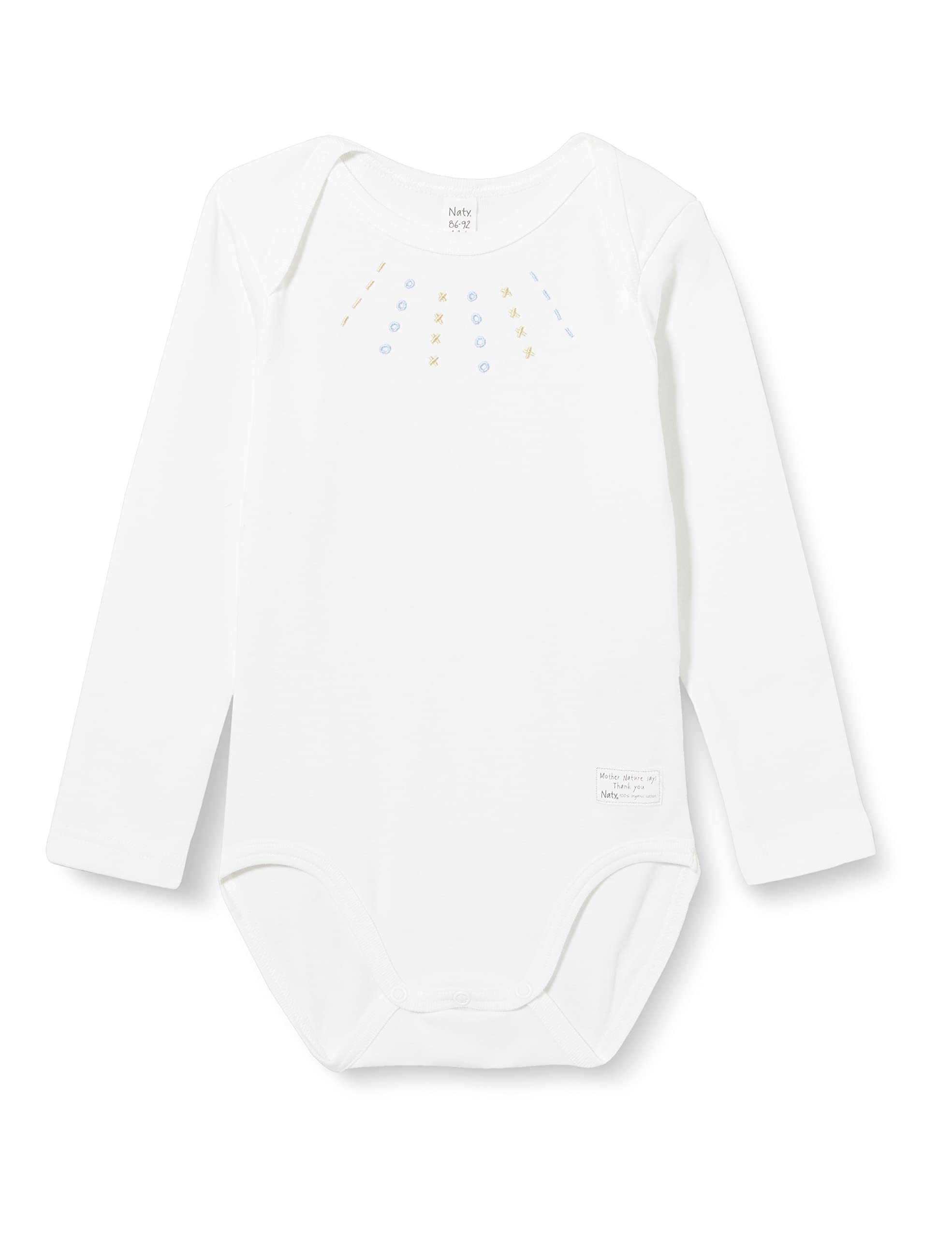 Eco by Naty Baby White Bodysuit 86/92, 92