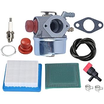 Carburateur 640025 Compatible Tecumseh OHH55 OHH60 OHH65 4.5-6.5HP + Kit Complet Bougie & Filtre à Air 36046