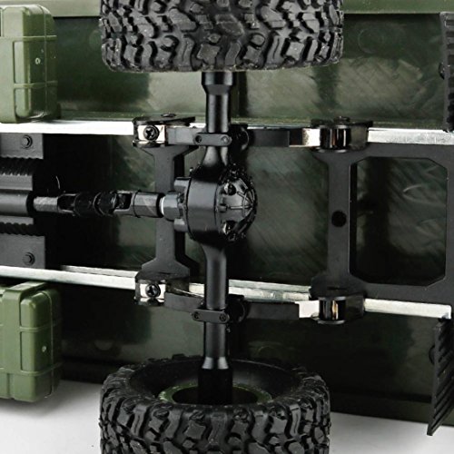 For Christmas,Sunfei WPL B-24 1:16 4WD Large RC Military Truck Wireless Remote Control Car Toy (Green)