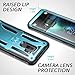 YOUMAKER Designed for Galaxy S9 Plus Case, Heavy Duty Protection Kickstand with Built-in Screen Protector Shockproof Case Cover for Samsung Galaxy S9 Plus 6.2 inch - Blue