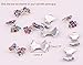 3D Nail Art Charms,Fashionclubs Glitter Bow Rhinestone Nail Art Sticker Decoration,Nail Tip Pendant Decal DIY Decoration,30-Pack