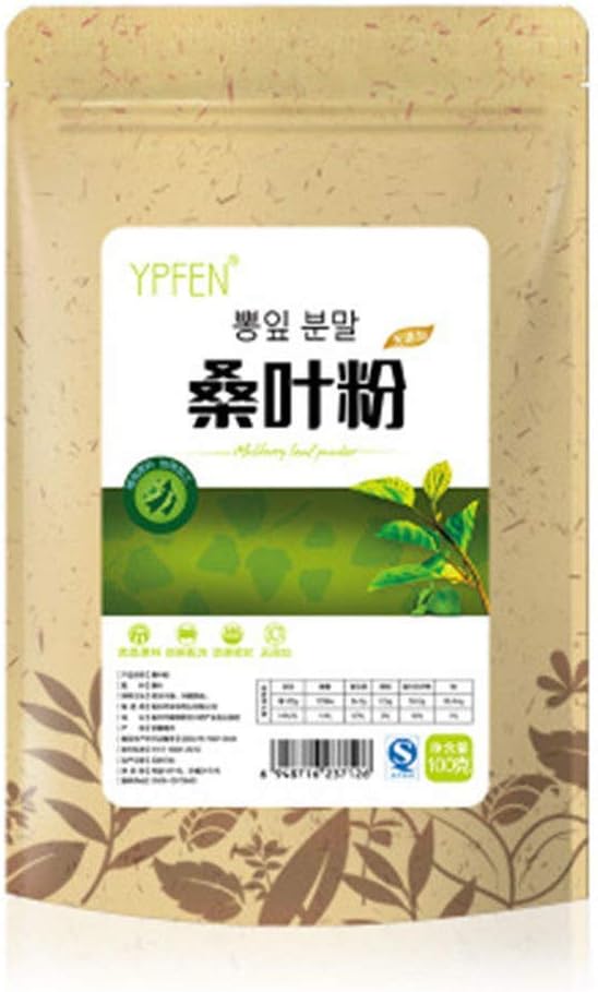 100g (0.22LB) Top Grade 100% Purely Natural Organic Folium Mori Extract Powder Mulberry Powder herbal tea scented tea Flower tea Botanical tea herbs tea Green tea Raw tea Health Tea Chinese tea