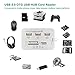 PinPle® 30 Pin to 3 USB 2.0 HUB + SD(HC)/MS/TF/M2 Card Reader - Multifunction Camera Connection Kit for iPad 2 3