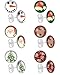 6 Pairs Christmas Winter Festive Xmas Unisex Stainless Steel Stud Earrings Set (Set A)