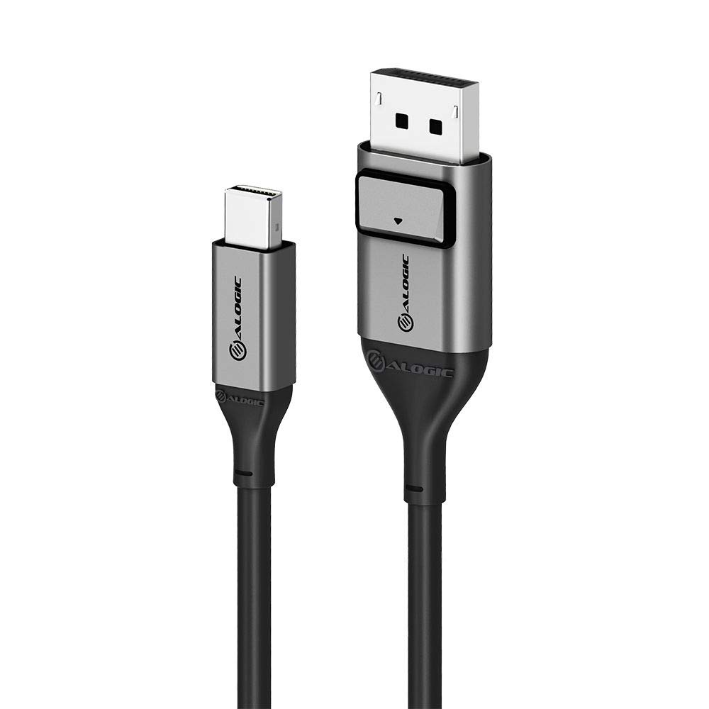 ALOGIC Mini DisplayPort to DisplayPort Cable, Mini DP to DP Male to Male, Supports 8K@60Hz, 2K@144Hz - 1M