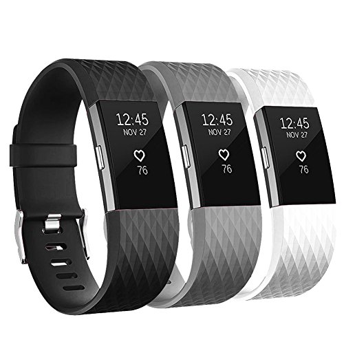 POY Fitbit Charge 2 Bands, Classic & Special Edition Replacement bands for Fitbit Charge 2, Large Small
