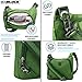 Lewis N. Clark Anti-theft Crossbody Purse + Sling Bag for Women, Men, Travel or Work with RFID Blocking Technology, Slash Resistant Material, Locking Zippers & Adjustable Shoulder Strap, Moss