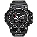 SMAEL Military Watch, Big Face Sports Watch Army Style Multifunctional Wrist Watch for Youth (Black)