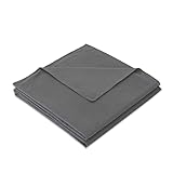 PANDAHOME 48"x72" Grey Duvet Cover, Premium