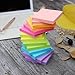 Early Buy 7 Bright Color 14 Pads Sticky Notes Self-Stick Notes 3 in x 3 in 80 Sheets/Pad