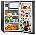 Emerson CR440BE 4.4 Cubic Foot Compact Single Door Refrigerator cu. ft, Black