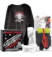 MANIC PANIC Hair Dye Tool Kit Bundle with Hair Bleach Kit 30 Vol and Salon Coloring Cape