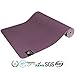 Matymats Yoga Mat 1/4 Inch Thick Portable High Performance Grip Travel Yoga Mat for Workout Exercise Fitness Pilate (72x24”, Purple)