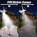 Solar Motion Sensor Light Outdoor - 800Lumens 8 LED Spotlight 5-Watt Solar Lights Outdoor IP66 Waterproof, Wireless Solar Flood Light for Porch Garden Patio Driveway Pathway