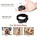 [2019 UPGRADE] No Bark Collar - Best Rechargeable Anti-Barking Shock Control with 5 Levels Automatic Bark Collar for Small Medium Large Dogs Electronic Safe Stop Bark (6+lbs) with Black Collar Strap
