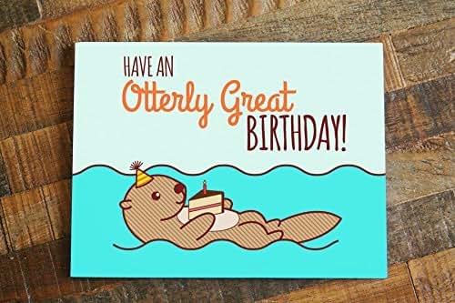 Amazon Funny Birthday Card Have An Otterly Great Birthday 
