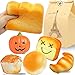Jumbo Bread Squishy, Huge Giant Bread Squishies Pack, Cream Scented Slow Rising Squishy Toys for Kids, Boys and Girls, Including Toast Loaf Bread Squishy, Realistic Squishy Food