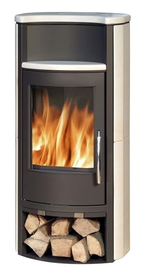 Chimney Pori 7 Tiled Colour Cappuccino Farbe Steel Brown