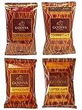 Godiva Chocolatier Flavored Coffee 4 Flavor Variety Sampler Bundle: (1) Godiva Breakfast Blend, (1) Godiva Chocolate Truffle Coffee, (1) Godiva Caramel Coffee, and (1) Godiva Hazelnut Creme, 2 Oz. Ea