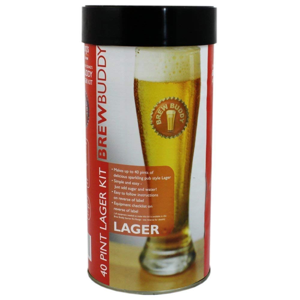 Brew Buddy Lager 40 Pint 1.8kg Home Brew Kit