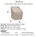 Protective Covers Weatherproof 3 Seat Glider Cover, Tan - 1168-TN