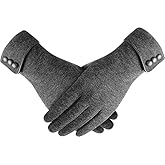 Ymomode Winter Gloves for Women, Winter Touch Screen Texting Warm Gloves with Thermal Soft Lining for Women