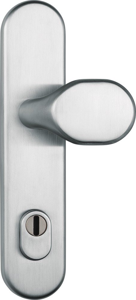 ABUS HLZS814 ER EK Protective Fitting with Cylinder Protection Round Stainless Steel 12229