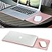 LAPOND Leather Sleeve Case for MacBook 12 Inches,Laptop Case Bag with Mouse Pad (Rose Gold)