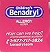 Benadryl Children's Allergy Relief Liquid Medicine with Diphenhydramine HCl, Kids' Allergy Syrup for Allergy Symptoms Like Runny Nose, Itchy Eyes & More, Cherry Flavor, 4 fl. oz