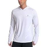 WINNERAIN Men's Sun Protection Hoodie UPF 50+ Fishing Long Sleeve Rash Guard Shirt SPF UV Protection T-Shirt Lightweight