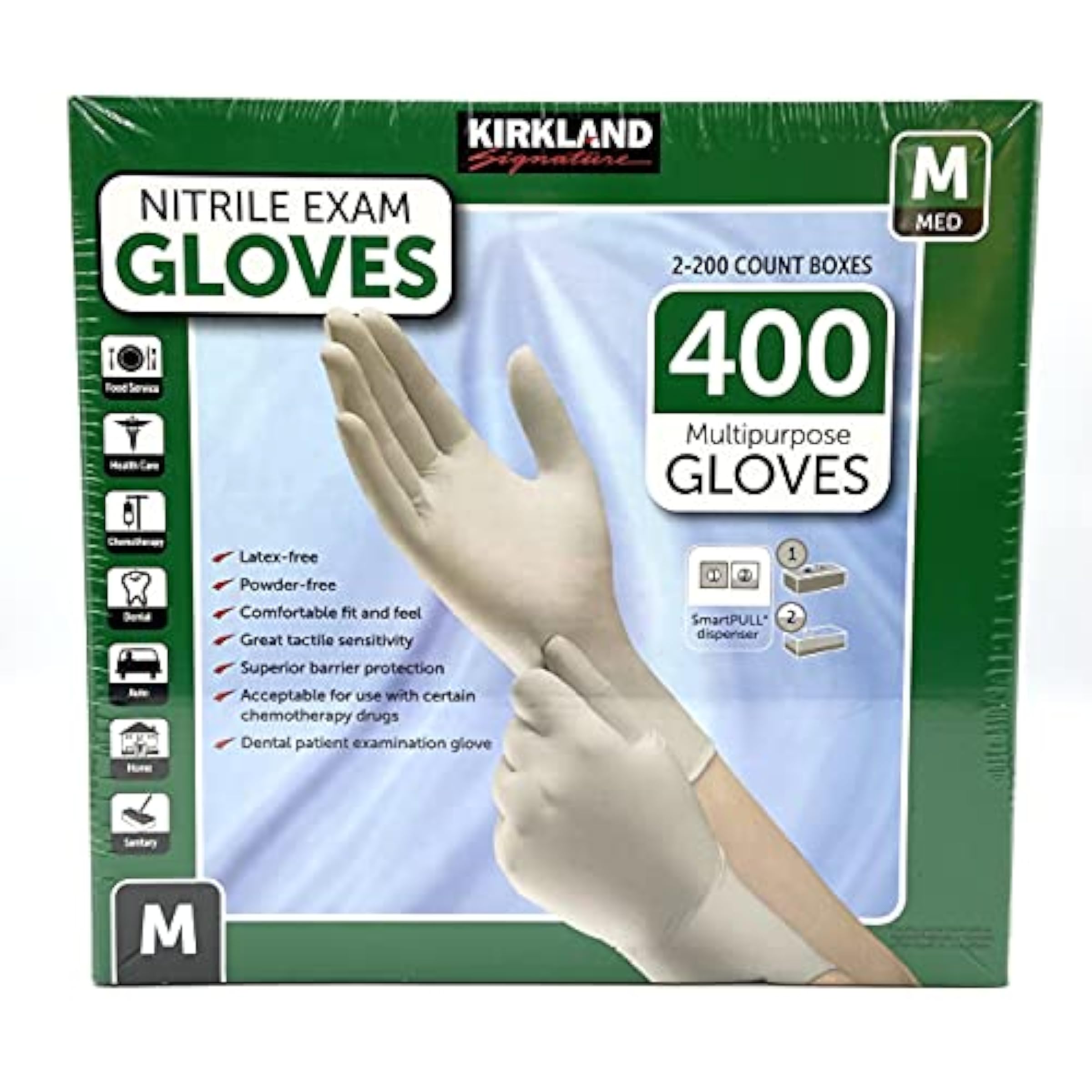 Kirkland Signature DnRbYi Nitrile Exam MultiPurpose