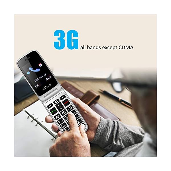 3G-Flip-Big-Button-Mobile-Phoneartfone-Senior-phone-with-charging-cradle-and-24-Large-Screen-for-Elderly-Unlocked-Mobile-Phone 3G Flip Big Button Mobile Phone,artfone Senior phone with charging cradle and 2.4" Large Screen for Elderly, Unlocked Mobile Phone