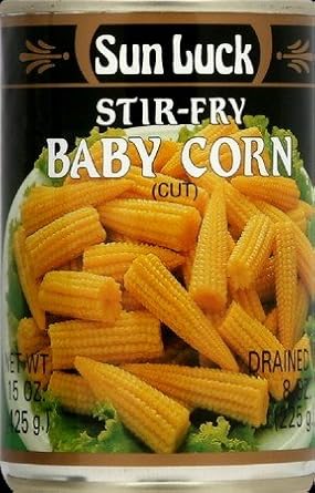 Sun luck corn Baby stir fry 15oz (076132170331)