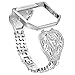 For Fitbit Blaze Bands/Accessory Band/Watch Band/Metal Band/Wristband/Bangle, VOMA Stainless Steel Bands with Metal Frame
