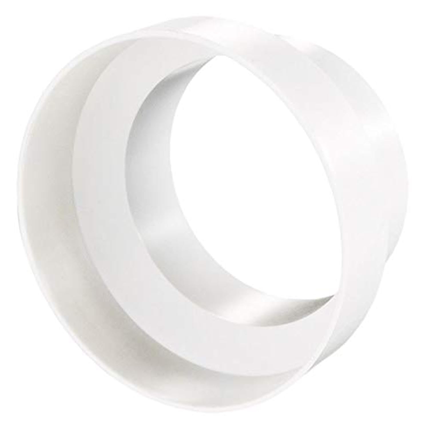 Fantronix Round Ducting Reducer 200mm to 150mm - 8 to 6 inch Duct Pipe Reduction Connector for Extractor Fans, Cooker Hood and Ventilation Units