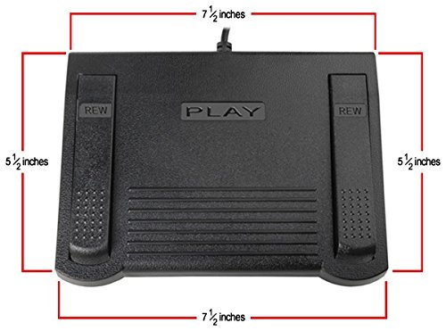 Sony FS-80 Replacement Foot Pedal for Sony M2000 and Sony M2020. - Thumbnail 2