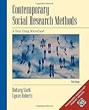 Contemporary Social Research Methods Using MicroCase, InfoTrac Version (with Workbook and Revised CD-ROM) (With Infotrac, Workbook and Revised CD-ROM)