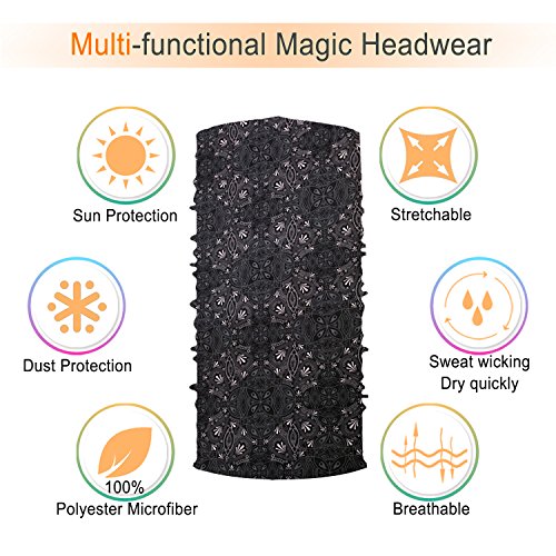 image for JOEYOUNG Headwear, Bandana, Neck Gaiter, Head Wrap, Headband for Men a